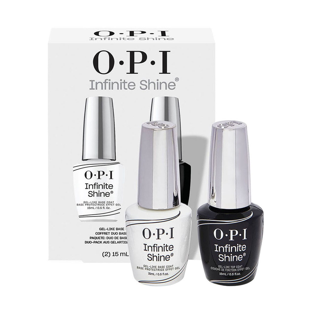 Набір для нігтів O.P.I Infinite Shine (база, 15 мл + топ, 15 мл)